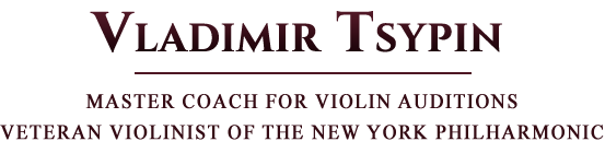 Vladimir Tsypin - Violinist & Educator, Logo
